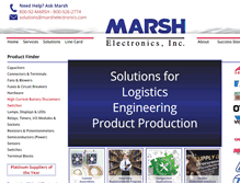Tablet Screenshot of marshelectronics.com
